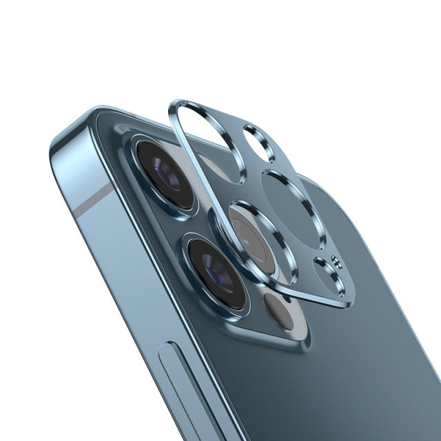 For iPhone 13 12 Pro Max Mini Camera Lens Protective Ring Case Back Protector For iPhone12 Metal Alloy Cover Phone Accessories freeshipping - Best iPhone Cases Accessories