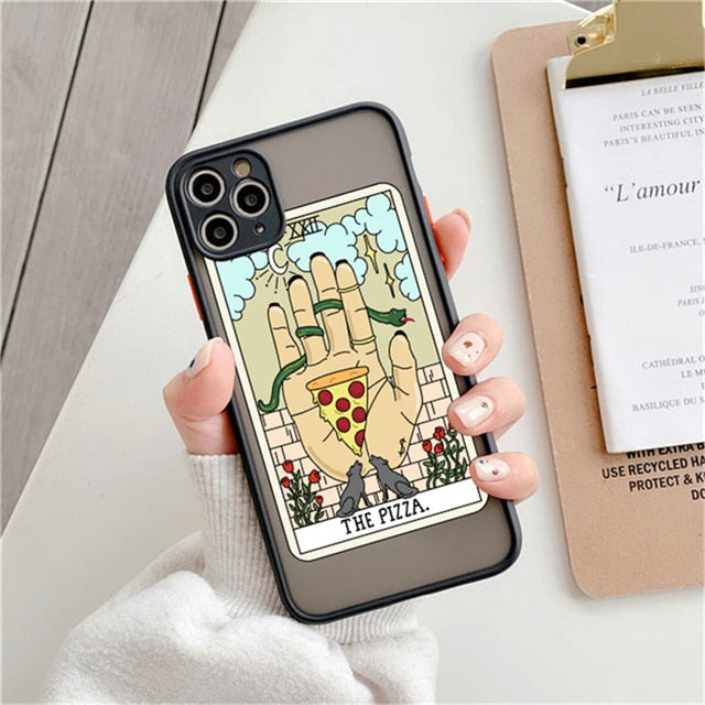 Fashion Landscape Painting Case For iPhone 11 Pro Max XS Max XR X 13 12 Mini 7 8 Plus SE2020 Matte Bumper Shockproof Clear Cover freeshipping - Best iPhone Cases Accessories