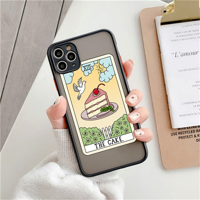 Fashion Landscape Painting Case For iPhone 11 Pro Max XS Max XR X 13 12 Mini 7 8 Plus SE2020 Matte Bumper Shockproof Clear Cover freeshipping - Best iPhone Cases Accessories
