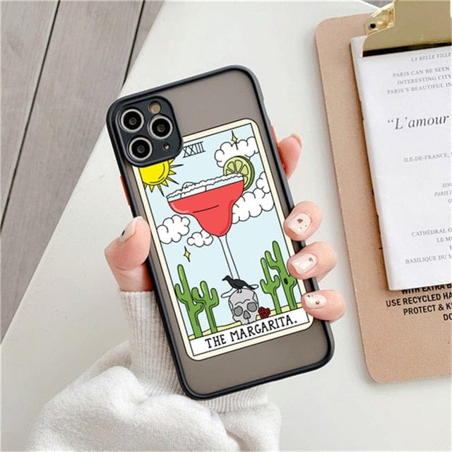 Fashion Landscape Painting Case For iPhone 11 Pro Max XS Max XR X 13 12 Mini 7 8 Plus SE2020 Matte Bumper Shockproof Clear Cover freeshipping - Best iPhone Cases Accessories