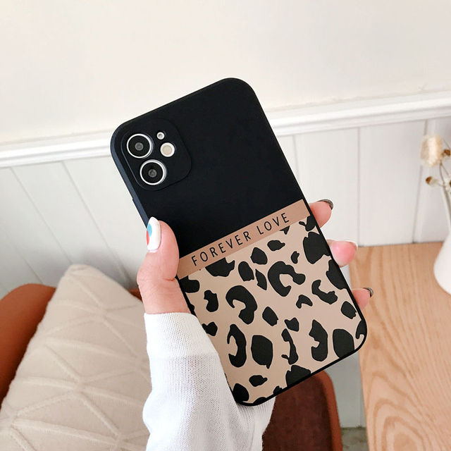 Ranipobo Leopard Print Phone Case For iPhone 13 12 11 X XR XS Max Soft Cover Shockproof Fashion Cover For iPhone 13 12 7 8 7Plus freeshipping - Best iPhone Cases Accessories