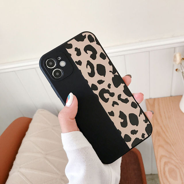 Ranipobo Leopard Print Phone Case For iPhone 13 12 11 X XR XS Max Soft Cover Shockproof Fashion Cover For iPhone 13 12 7 8 7Plus freeshipping - Best iPhone Cases Accessories