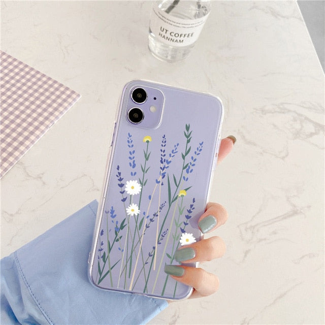 Phone Case For iPhone 13 12 11 6 6s 7 8 Plus X XR 11Pro XS Max Transparent Cute Cartoon Love Heart Soft TPU For iPhone 12 Cover freeshipping - Best iPhone Cases Accessories