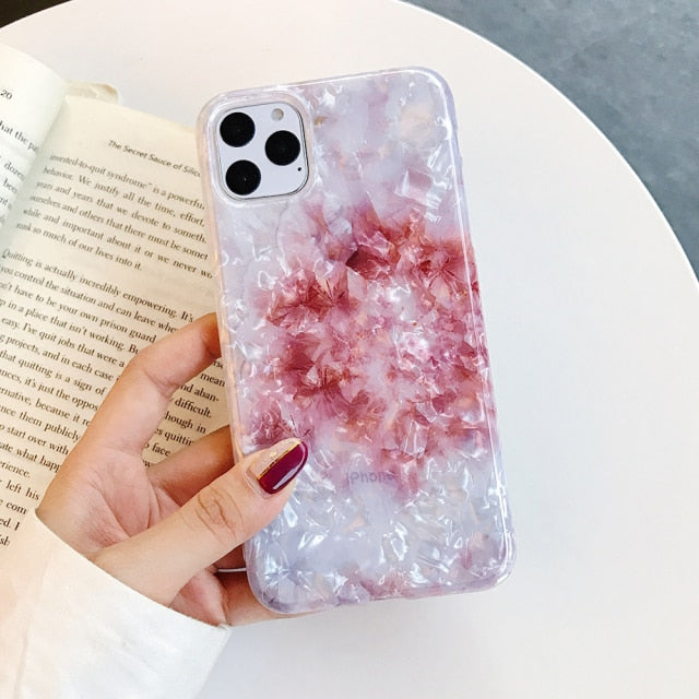 LOVECOM Retro Floral Ring Stand Phone Case For iPhone 13 12 11 Pro Max XR XS Max X XS 7 8 Plus Case Soft IMD Dream Shell Cover freeshipping - Best iPhone Cases Accessories