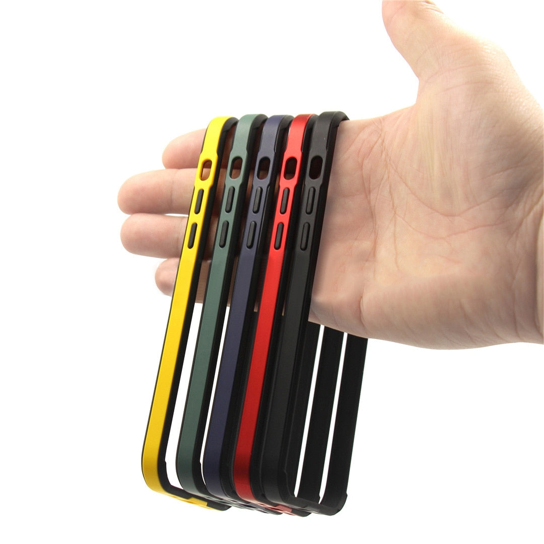Soft Slim Bumper Mini Flexible Anti-Knock Non-Slip Silicone Frame Case for iPhone freeshipping - Best iPhone Cases Accessories