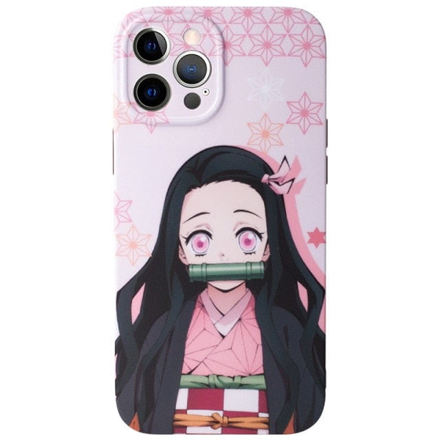 Anime Demon Slayer Cartoon Phone Case For iPhone freeshipping - Best iPhone Cases Accessories