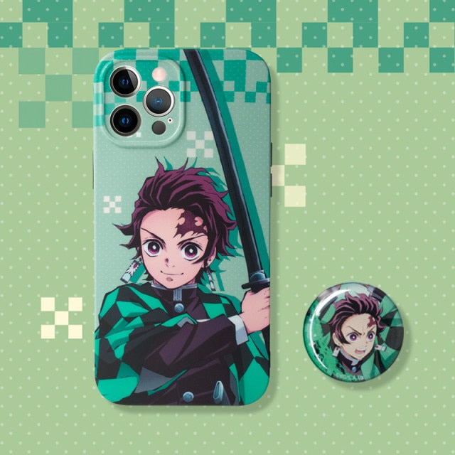 Anime Demon Slayer Cartoon Phone Case For iPhone freeshipping - Best iPhone Cases Accessories
