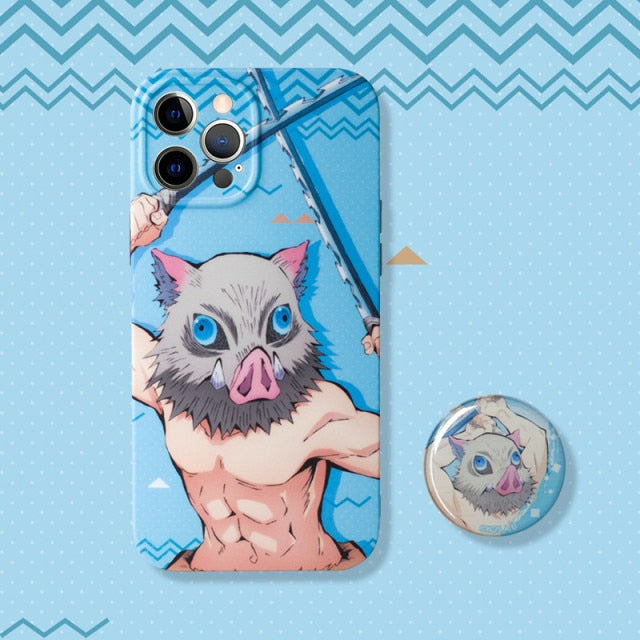 Anime Demon Slayer Cartoon Phone Case For iPhone freeshipping - Best iPhone Cases Accessories