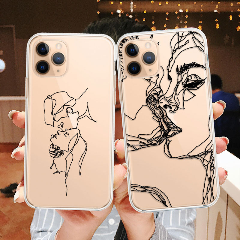 Soft Silicon Funny Phone Case For iPhone 13 11 Pro Max 12 mini SE2020 6 7 8 Plus XR XS Max Luxury Clear Back Cover Funda Coque freeshipping - Best iPhone Cases Accessories