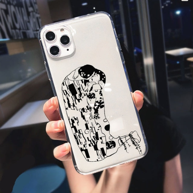 Soft Silicon Funny Phone Case For iPhone 13 11 Pro Max 12 mini SE2020 6 7 8 Plus XR XS Max Luxury Clear Back Cover Funda Coque freeshipping - Best iPhone Cases Accessories