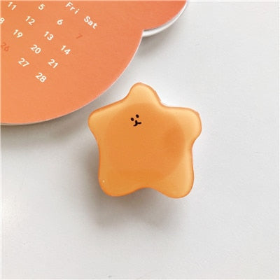 New Hot-selling Universal Cute Cartoon Foldable Mobile Phone Finger Ring Bracket Handle Airbag Bracket Accessories For iPhone freeshipping - Best iPhone Cases Accessories