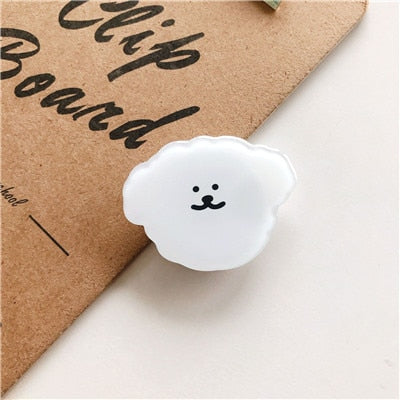 New Hot-selling Universal Cute Cartoon Foldable Mobile Phone Finger Ring Bracket Handle Airbag Bracket Accessories For iPhone freeshipping - Best iPhone Cases Accessories