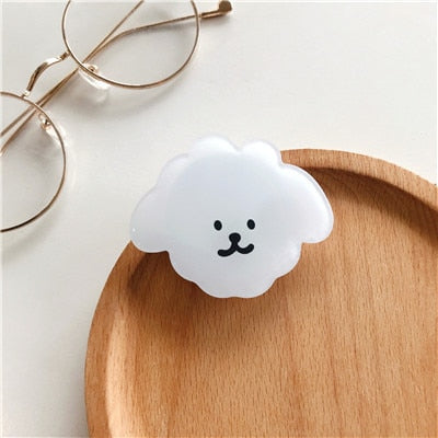 New Hot-selling Universal Cute Cartoon Foldable Mobile Phone Finger Ring Bracket Handle Airbag Bracket Accessories For iPhone freeshipping - Best iPhone Cases Accessories