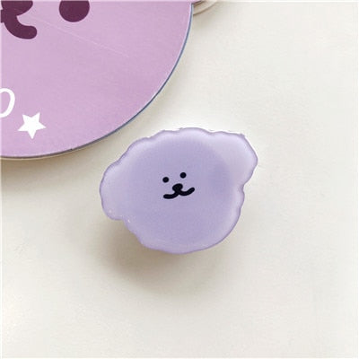 New Hot-selling Universal Cute Cartoon Foldable Mobile Phone Finger Ring Bracket Handle Airbag Bracket Accessories For iPhone freeshipping - Best iPhone Cases Accessories