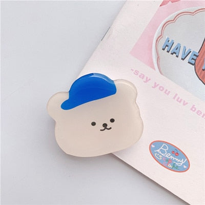 New Hot-selling Universal Cute Cartoon Foldable Mobile Phone Finger Ring Bracket Handle Airbag Bracket Accessories For iPhone freeshipping - Best iPhone Cases Accessories