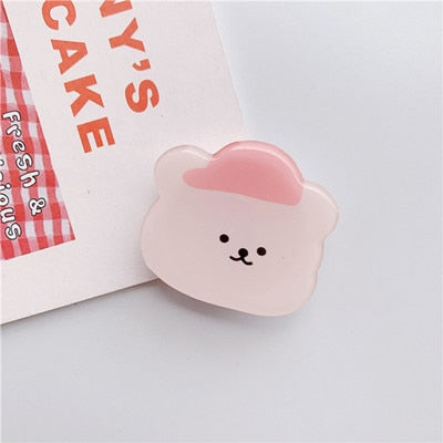 New Hot-selling Universal Cute Cartoon Foldable Mobile Phone Finger Ring Bracket Handle Airbag Bracket Accessories For iPhone freeshipping - Best iPhone Cases Accessories