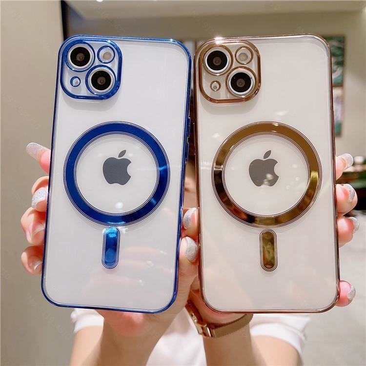 Original Official Magsafe Magnetic Wireless Charging Plating Case For iPhone 13 12 11 Pro Max Mini Back Phone Cover Accessories freeshipping - Best iPhone Cases Accessories