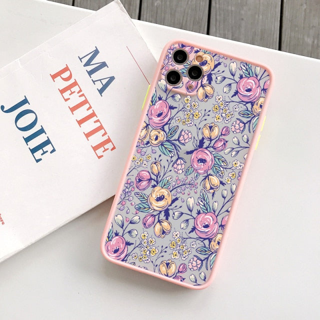 Flower Bud Phone Case for iphone 11 12 13 Pro Max for iphone X XS MAX XR 6s 7 8 Plus SE 2 Back Hard Shockproof Cover Funda Shell freeshipping - Best iPhone Cases Accessories