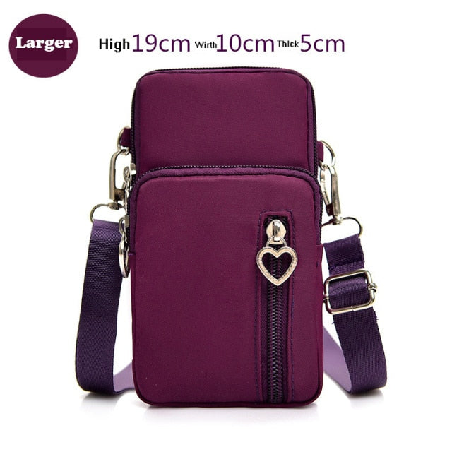 Universal Mobile Phone Bag For Samsung/iPhone/Huawei/HTC/LG Case Wallet Outdoor Sport Arm Purse Shoulder Bag Women Phone Pouch freeshipping - Best iPhone Cases Accessories