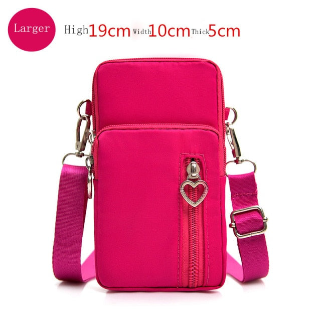 Universal Mobile Phone Bag For Samsung/iPhone/Huawei/HTC/LG Case Wallet Outdoor Sport Arm Purse Shoulder Bag Women Phone Pouch freeshipping - Best iPhone Cases Accessories