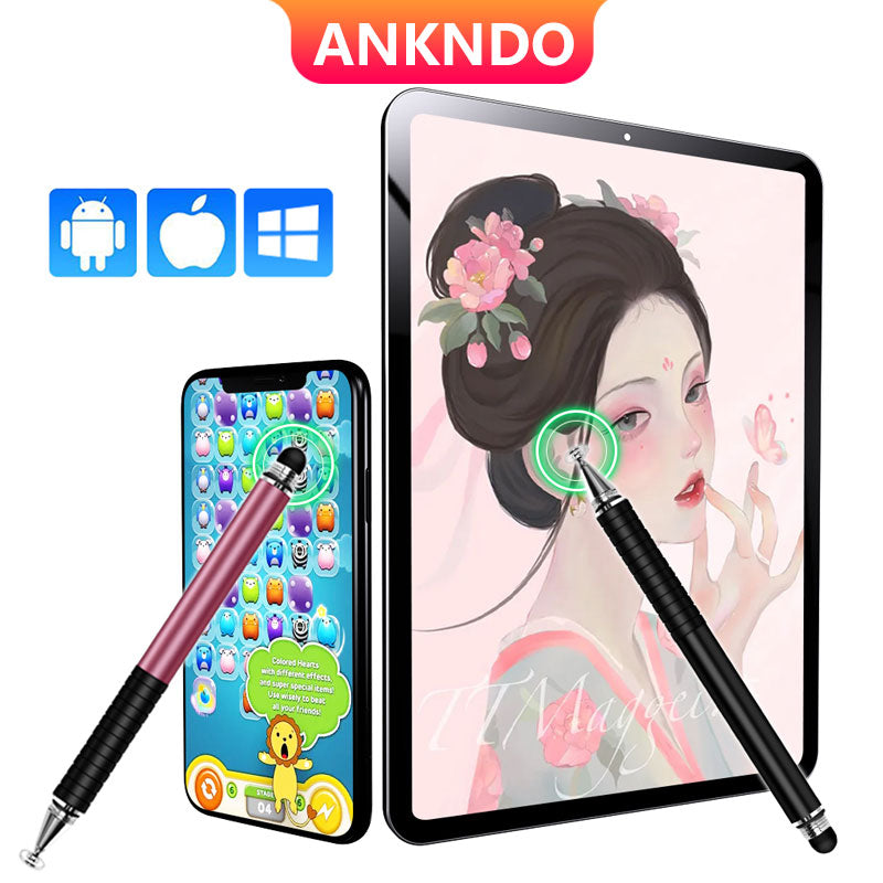 Universal 2 in 1 Stylus Pen for Apple iPad iPhone Drawing Capacitive Screen Pencil Caneta Touch Pen for Mobile Phone Accessories freeshipping - Best iPhone Cases Accessories