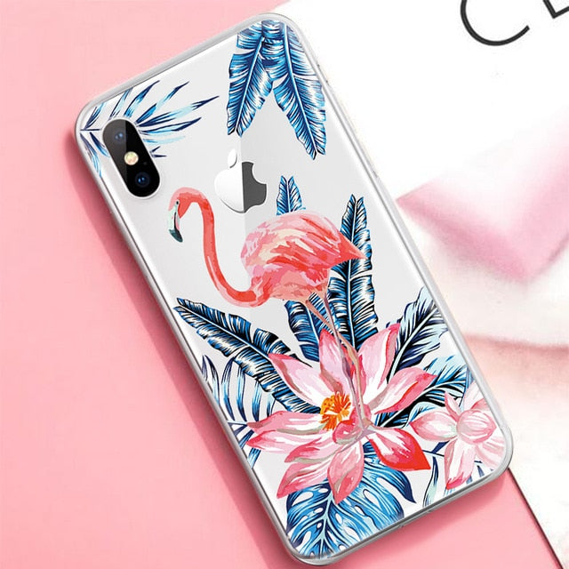 TPU Cactus Pineapple Patterned Case For iPhone X XS Max XR 7 8 6 6S Plus 10 5 S 5S SE Ultra Thin TPU Cover Phone Cases freeshipping - Best iPhone Cases Accessories