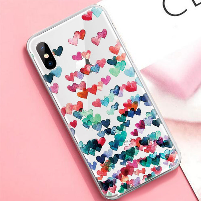 TPU Cactus Pineapple Patterned Case For iPhone X XS Max XR 7 8 6 6S Plus 10 5 S 5S SE Ultra Thin TPU Cover Phone Cases freeshipping - Best iPhone Cases Accessories