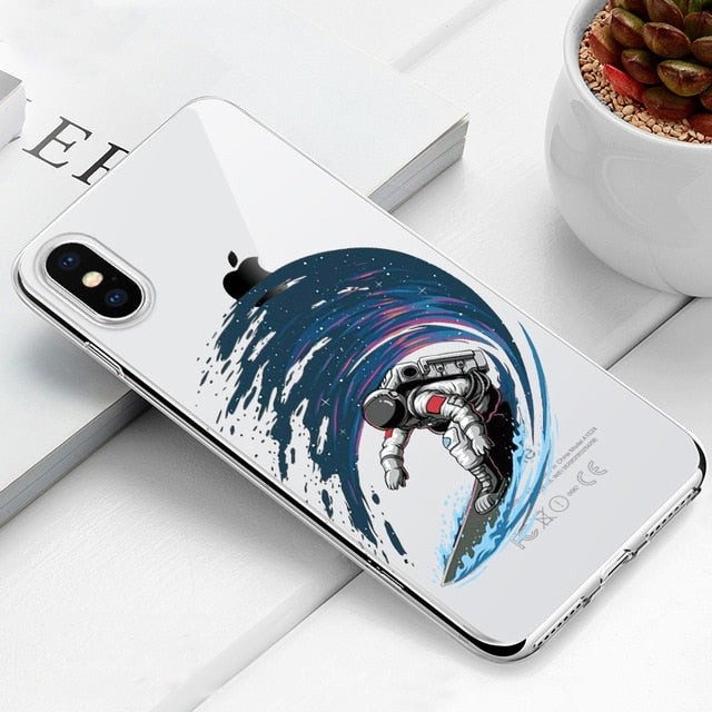 TPU Cactus Pineapple Patterned Case For iPhone X XS Max XR 7 8 6 6S Plus 10 5 S 5S SE Ultra Thin TPU Cover Phone Cases freeshipping - Best iPhone Cases Accessories