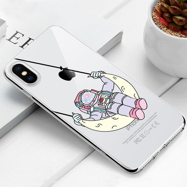 TPU Cactus Pineapple Patterned Case For iPhone X XS Max XR 7 8 6 6S Plus 10 5 S 5S SE Ultra Thin TPU Cover Phone Cases freeshipping - Best iPhone Cases Accessories