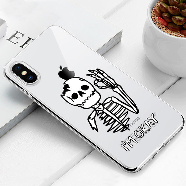 TPU Cactus Pineapple Patterned Case For iPhone X XS Max XR 7 8 6 6S Plus 10 5 S 5S SE Ultra Thin TPU Cover Phone Cases freeshipping - Best iPhone Cases Accessories