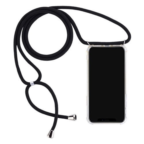 Fancy Holder/Necklace or Shoulder Strap with Clear TPU Case For iPhone freeshipping - Best iPhone Cases Accessories