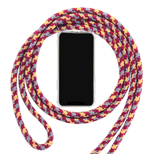 Fancy Holder/Necklace or Shoulder Strap with Clear TPU Case For iPhone freeshipping - Best iPhone Cases Accessories