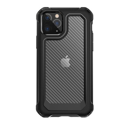 Carbon Fiber Transparent Shockproof Case – Anti-Drop TPU+PC Protective Cover