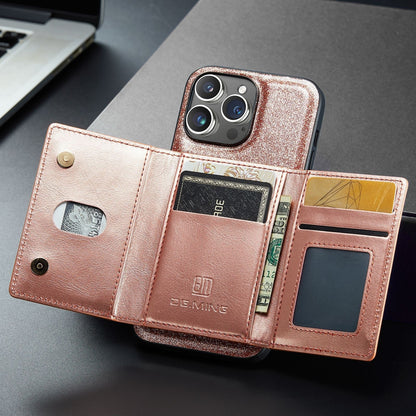 Luxury Magnetic Leather Card Holder Phone Case – Shockproof, Stand & Magnetic Suction for iPhone