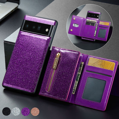 Luxury Magnetic Leather Card Holder Phone Case – Shockproof, Stand & Magnetic Suction for iPhone