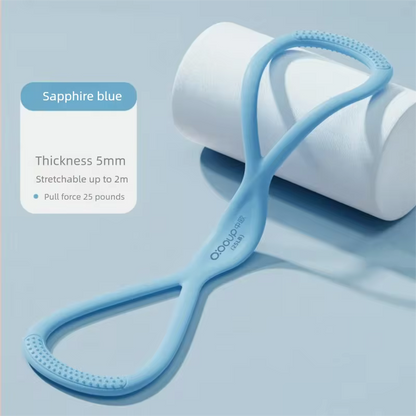 Blue Figure 8 Resistance Band Shoulder