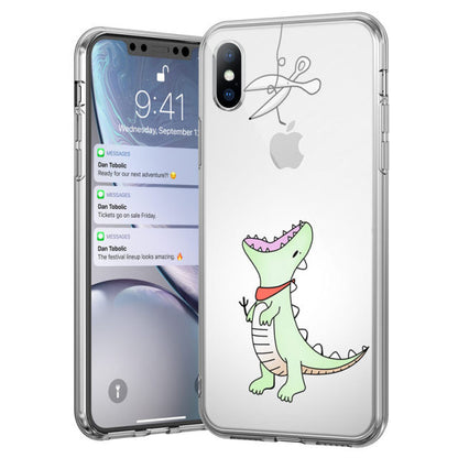 Clear Cute Cartoon Animal iPhone Case Soft TPU freeshipping - Best iPhone Cases Accessories