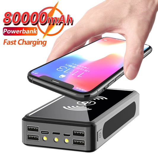 Solar Power Bank 80000mAh Emergency Battery for iPhone freeshipping - Best iPhone Cases Accessories